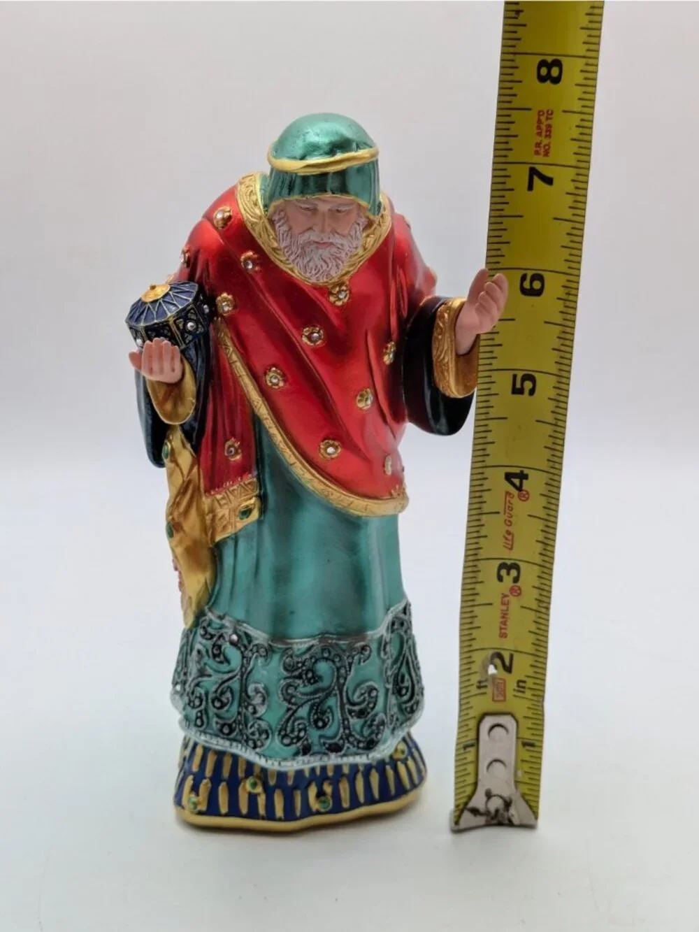 King Melchior Figurine Hawthorne Village Jeweled Nativity Collection Resin 7.25